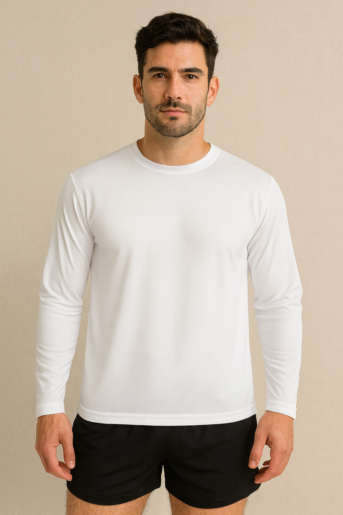 Playera deportiva manga larga