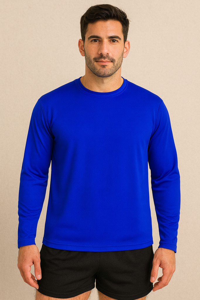Playera deportiva manga larga