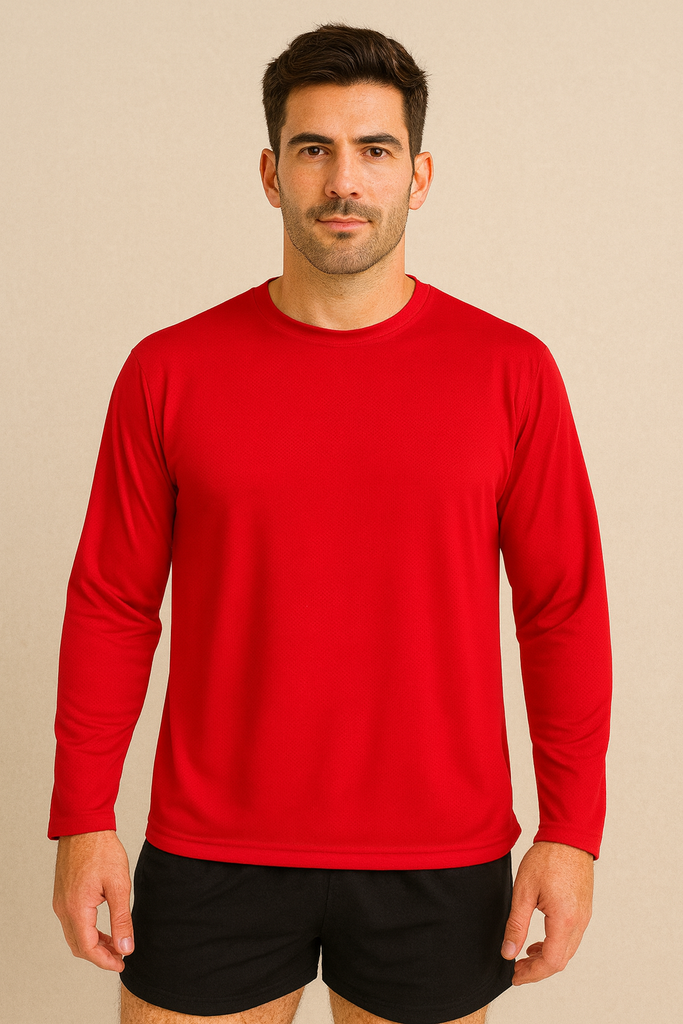 Playera deportiva manga larga