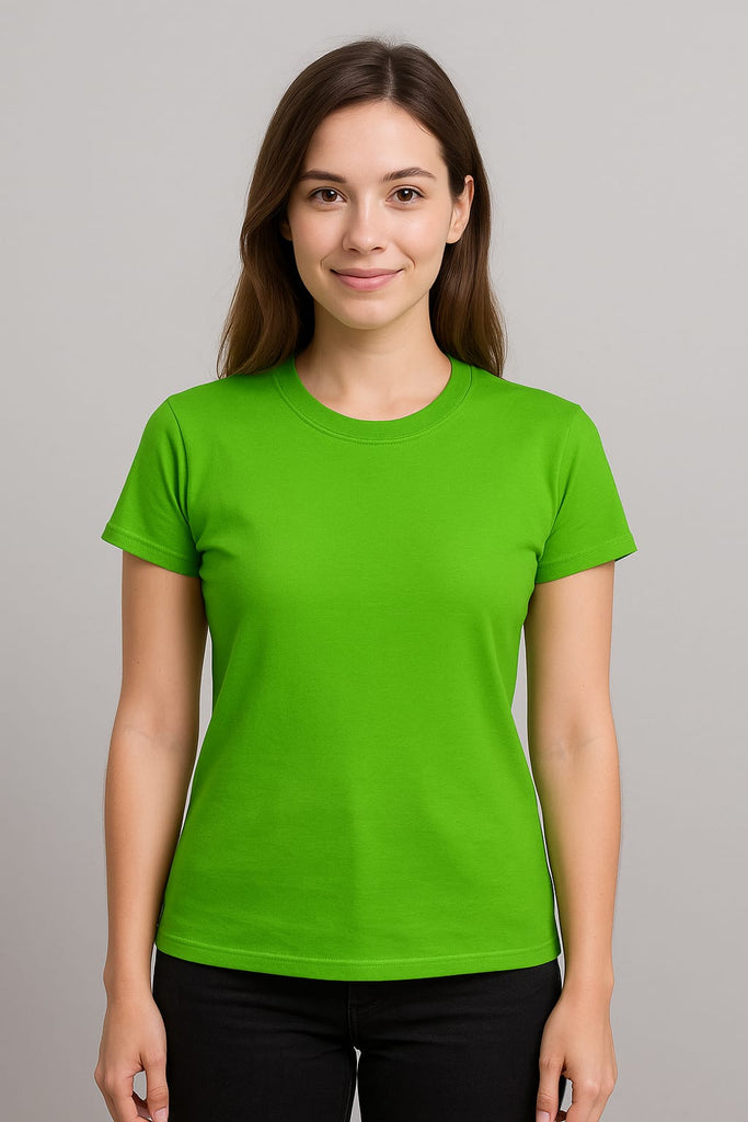 Blusa cuello redondo manga corta