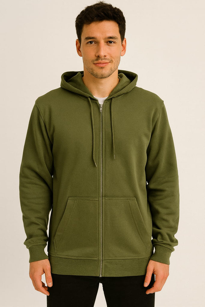 Sudadera con capucha y cierre