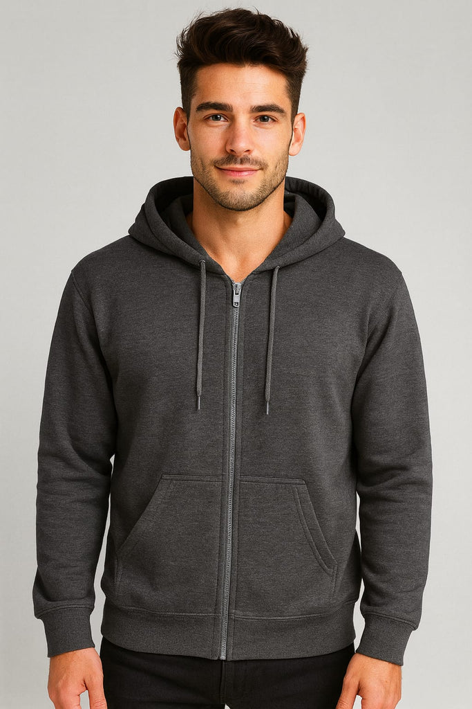 Sudadera con capucha y cierre