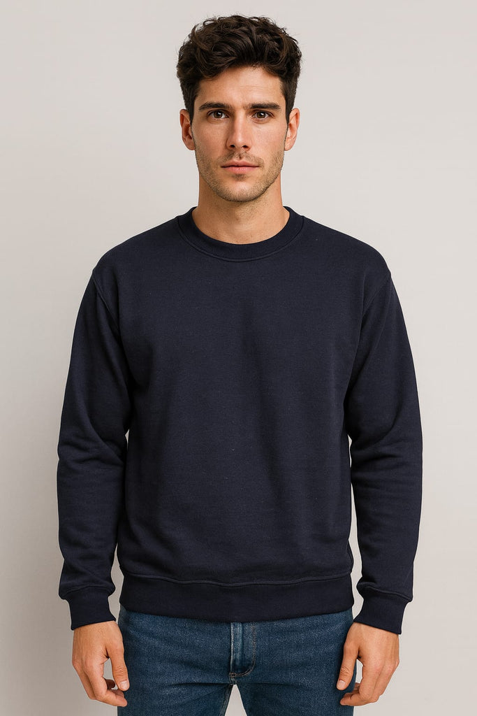 Sudadera cuello redondo