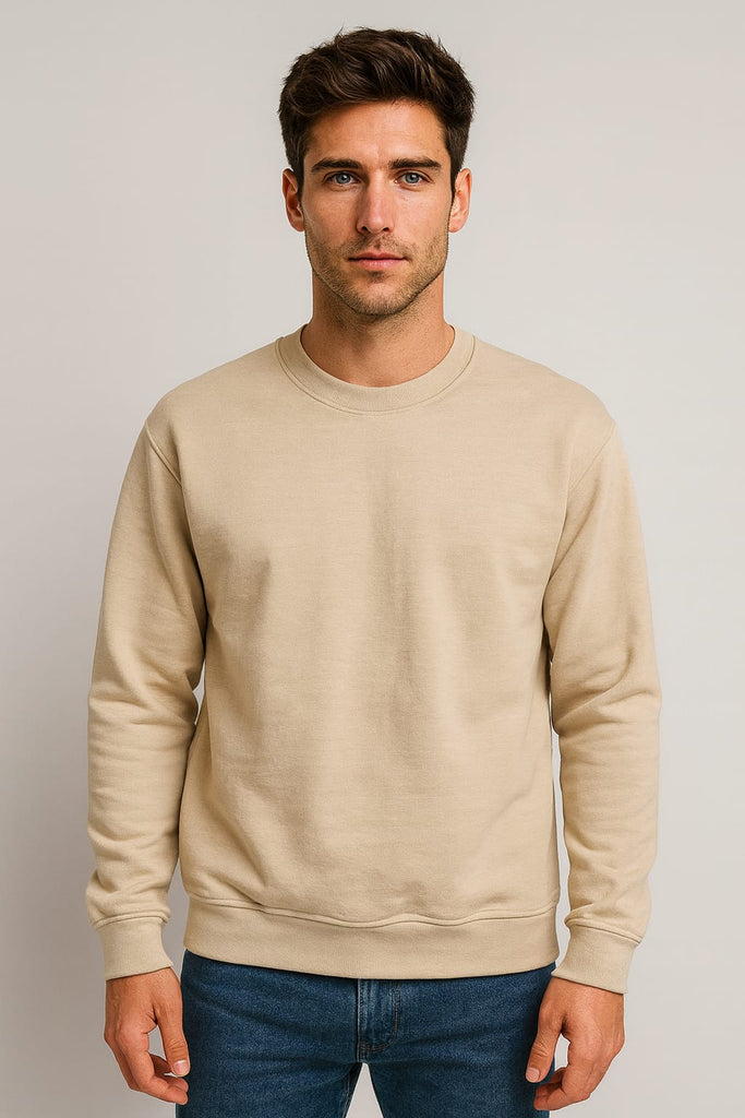 Sudadera cuello redondo