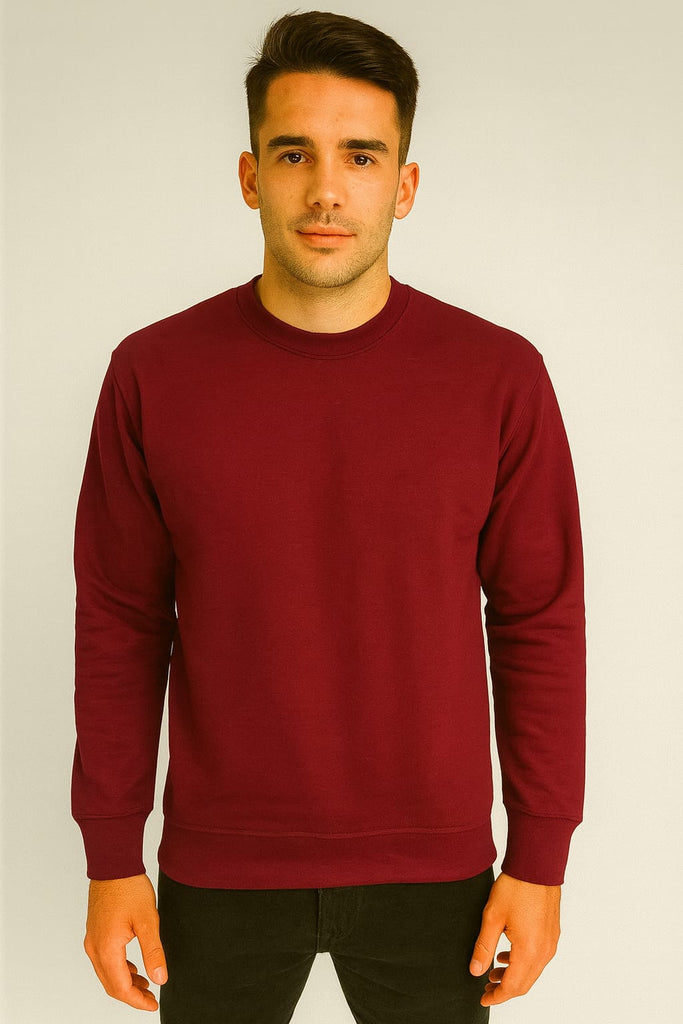 Sudadera cuello redondo