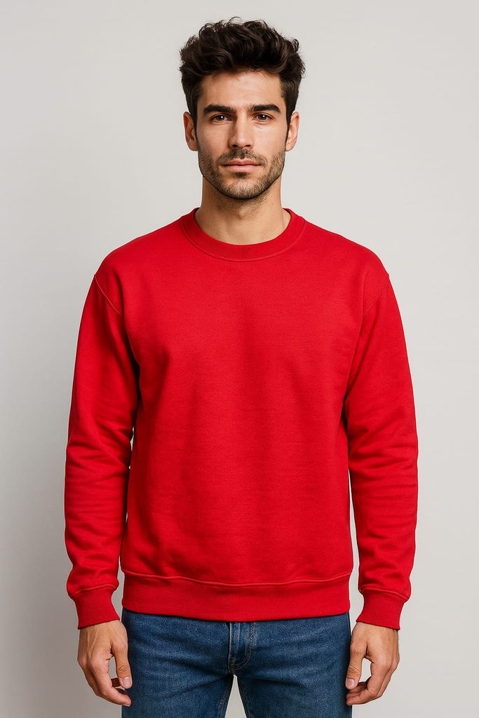 Sudadera cuello redondo