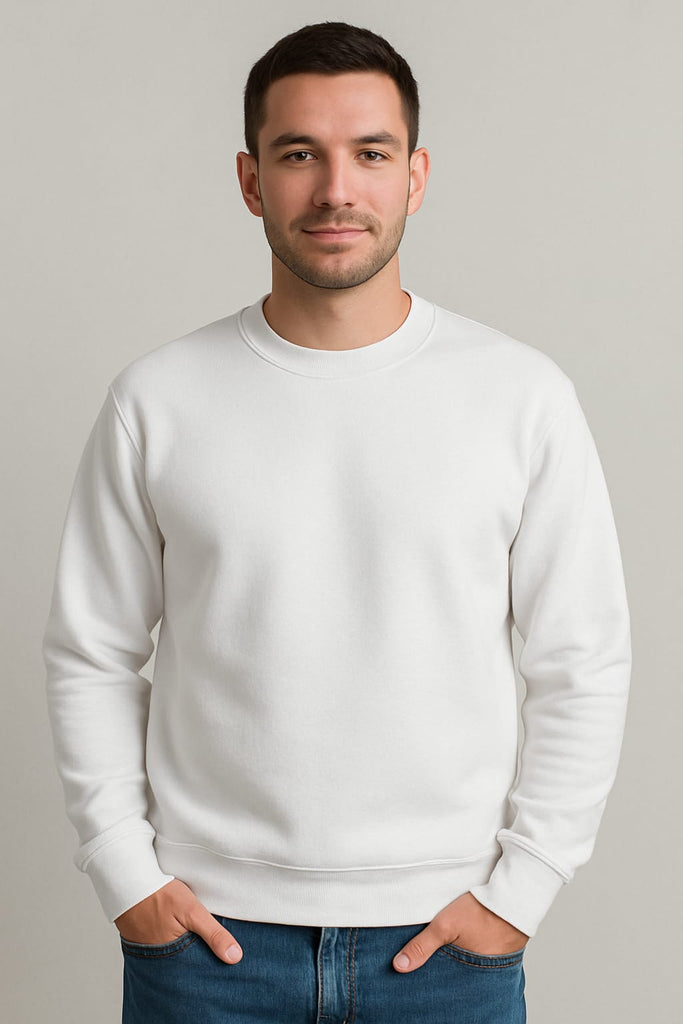 Sudadera cuello redondo