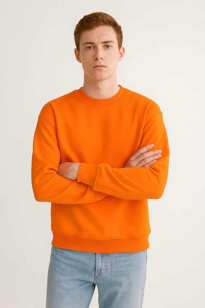 Sudadera cuello redondo