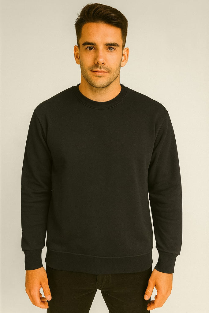 Sudadera cuello redondo