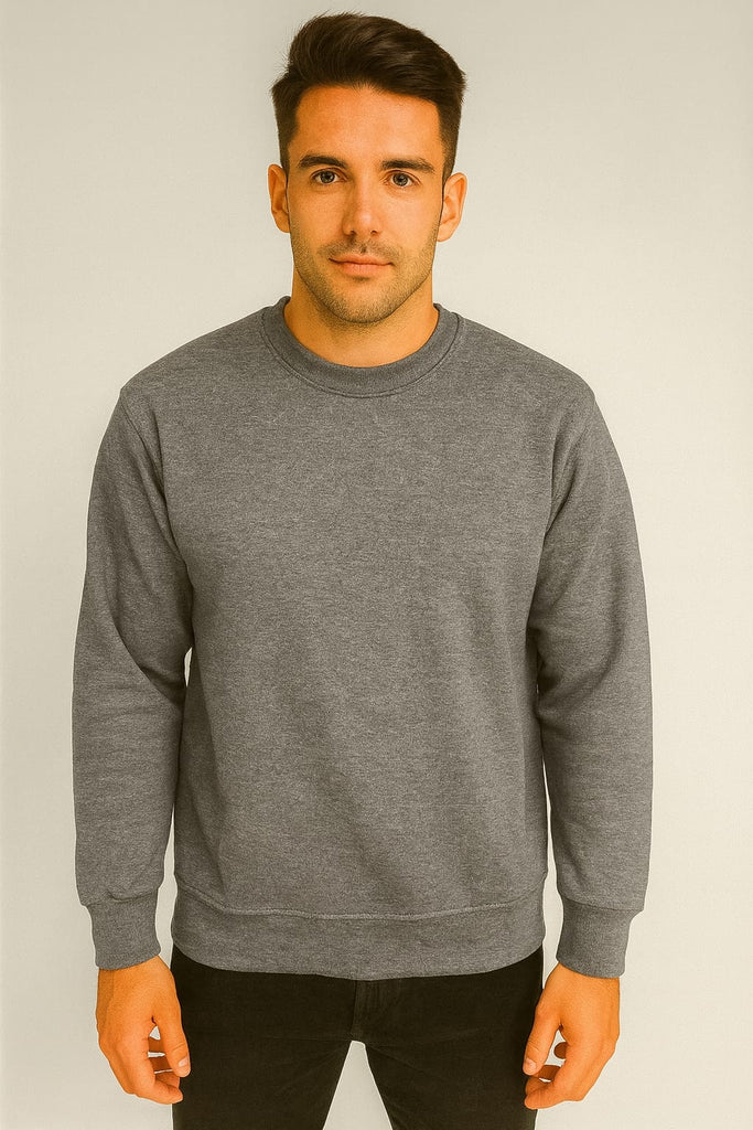 Sudadera cuello redondo