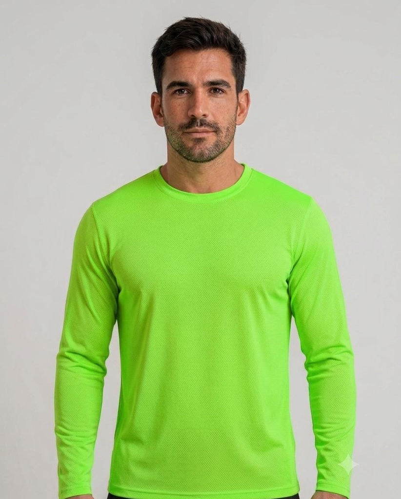Playera deportiva manga larga