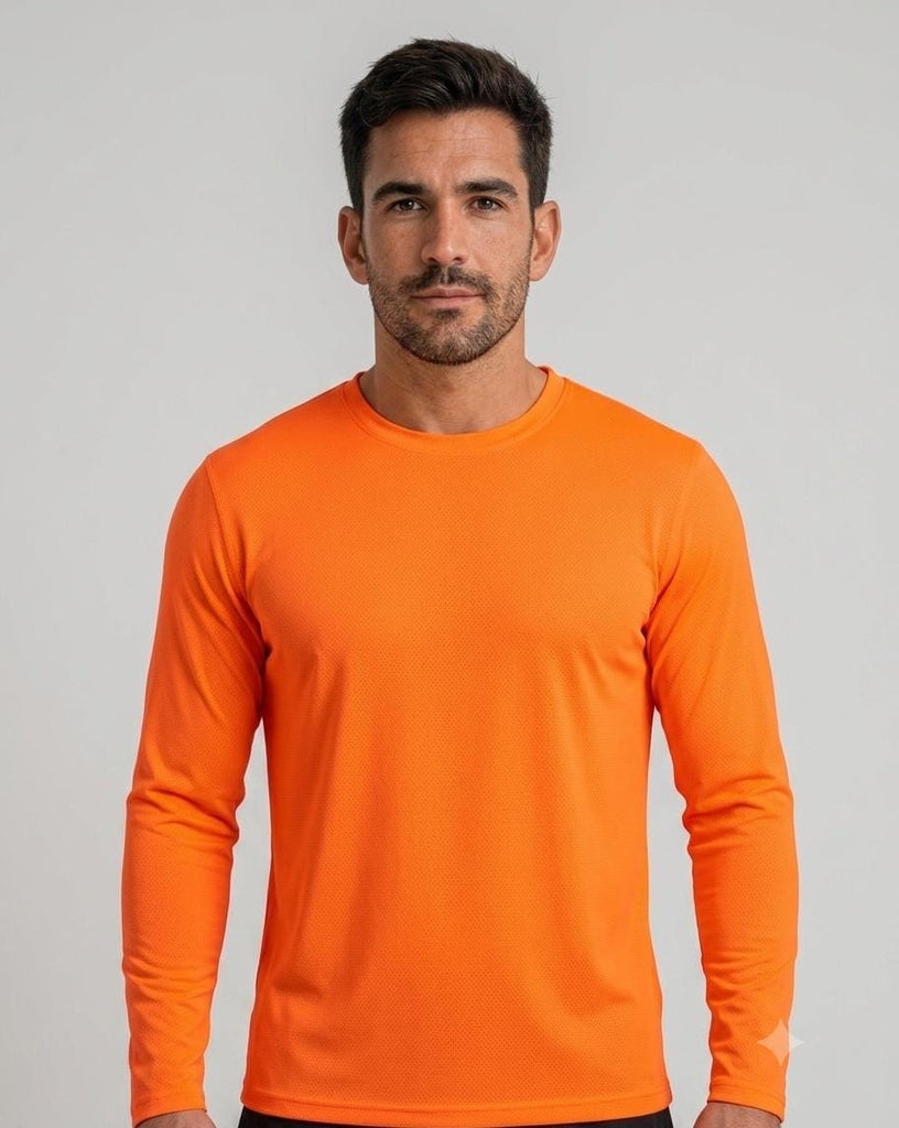 Playera deportiva manga larga