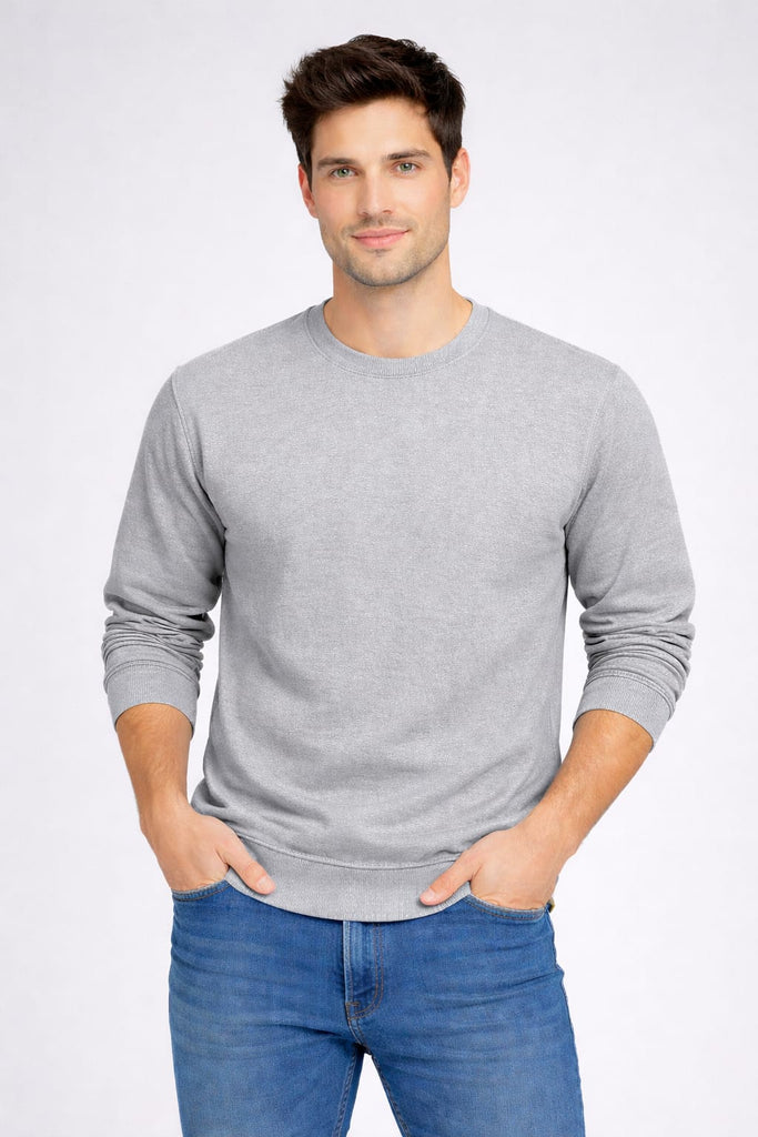 Sudadera cuello redondo