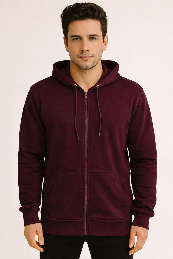 Sudadera con capucha y cierre