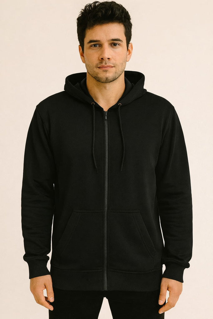 Sudadera con capucha y cierre