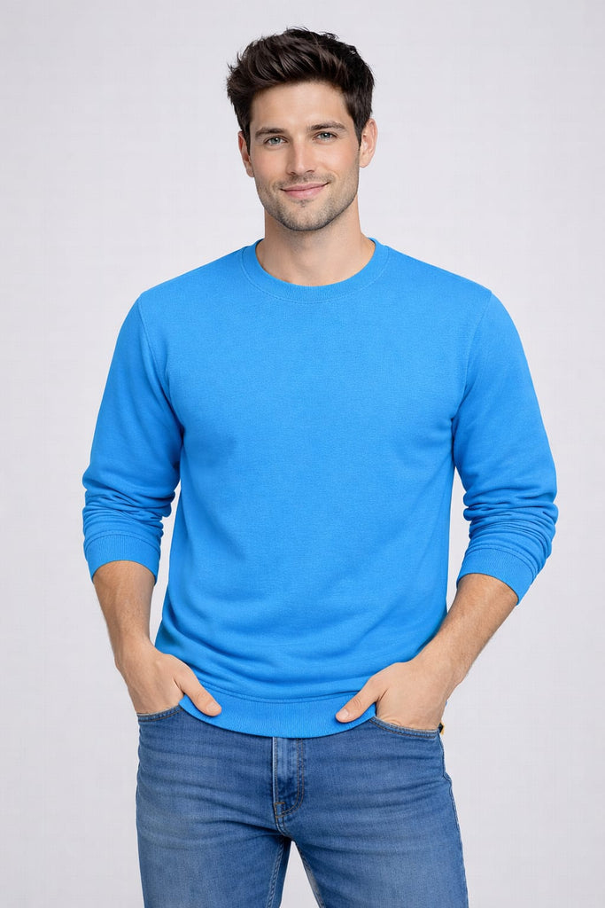 Sudadera cuello redondo